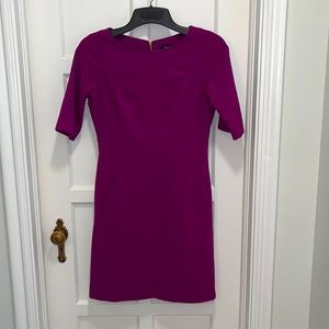 Tahari A-Line Dress in Plum